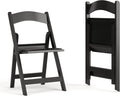 Black Heavy Duty Resin Folding Chairs