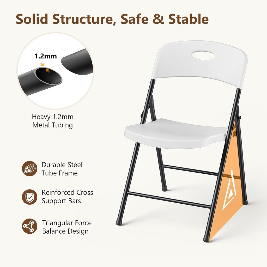 Stackable Heavy Plastic Folding Chairs
