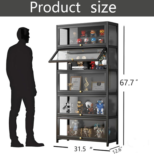 5-Tier Acrylic Curio Display Cabinet