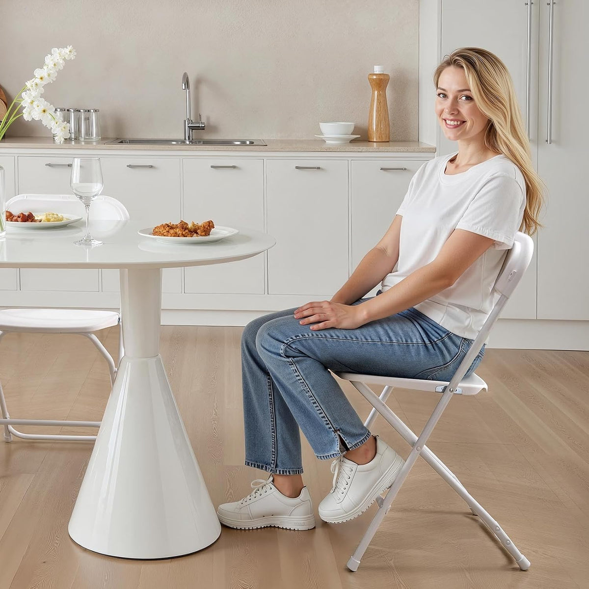 Stackable Heavy Plastic Folding Chairs