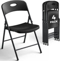 Black Stackable Heavy Folding Chairs