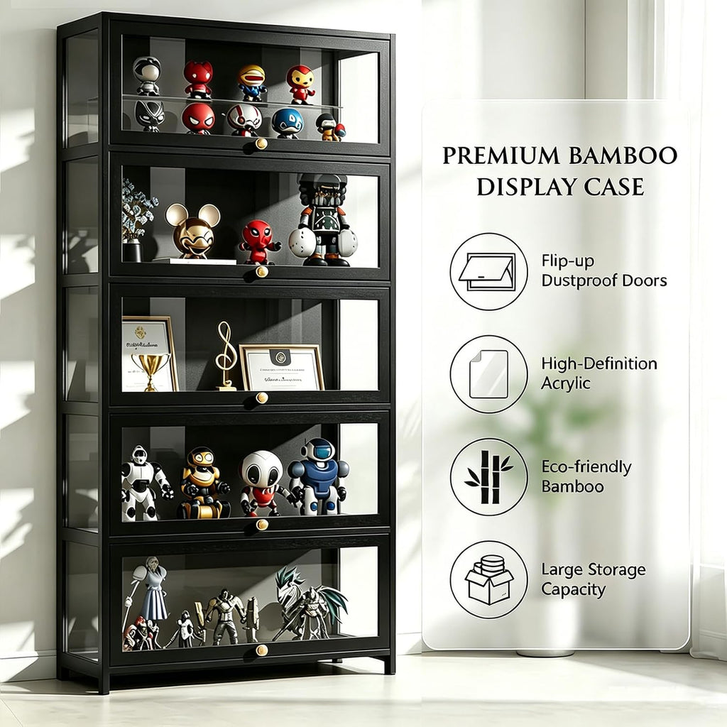 5-Tier Acrylic Curio Display Cabinet