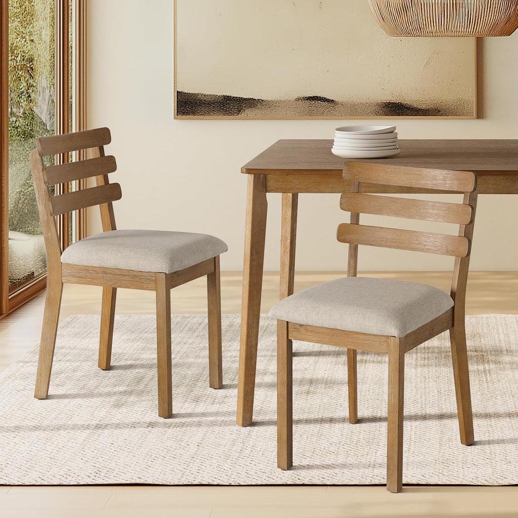 Wood 5-Piece Farmhouse Dining Set