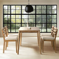 Wood 5-Piece Farmhouse Dining Set