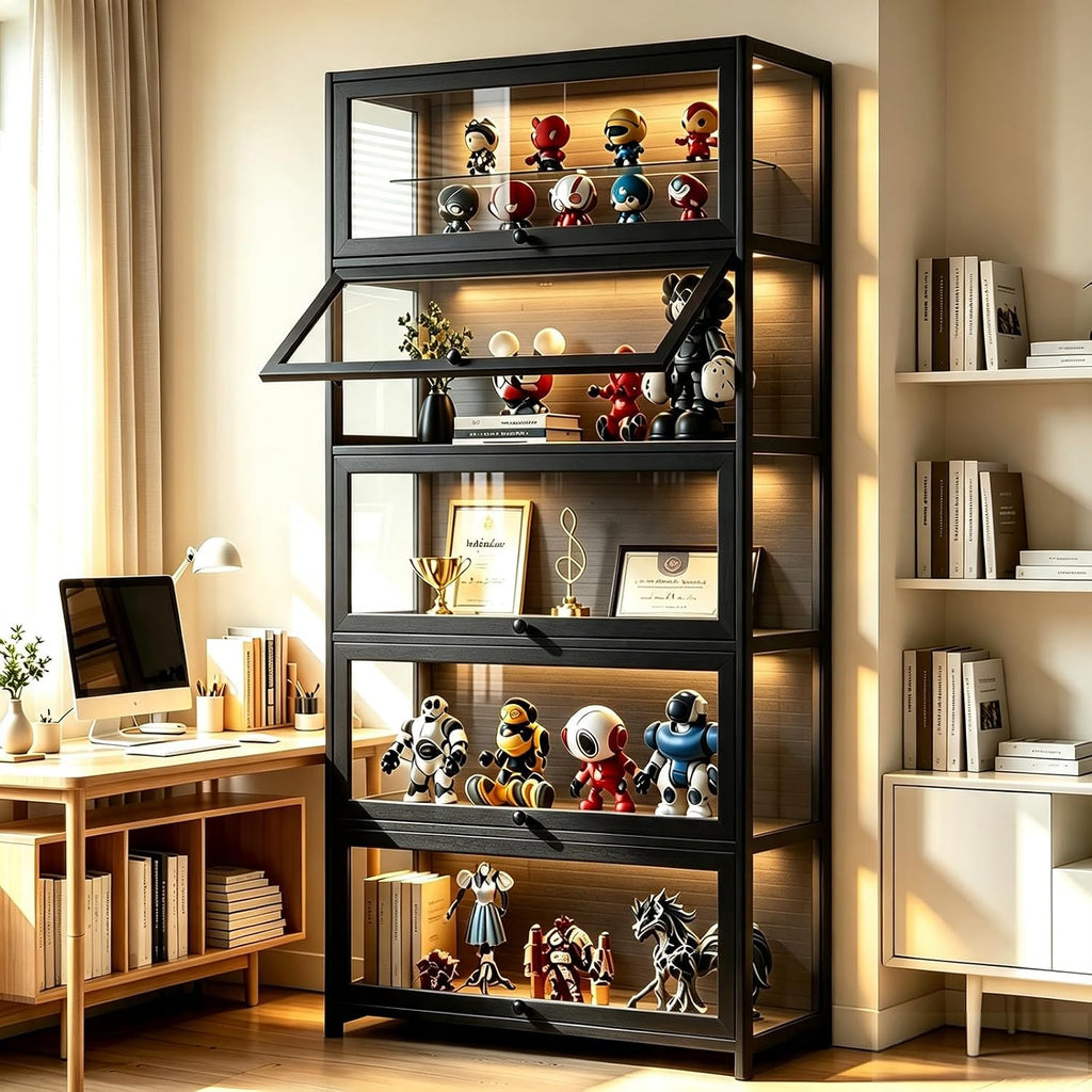 5-Tier Acrylic Curio Display Cabinet