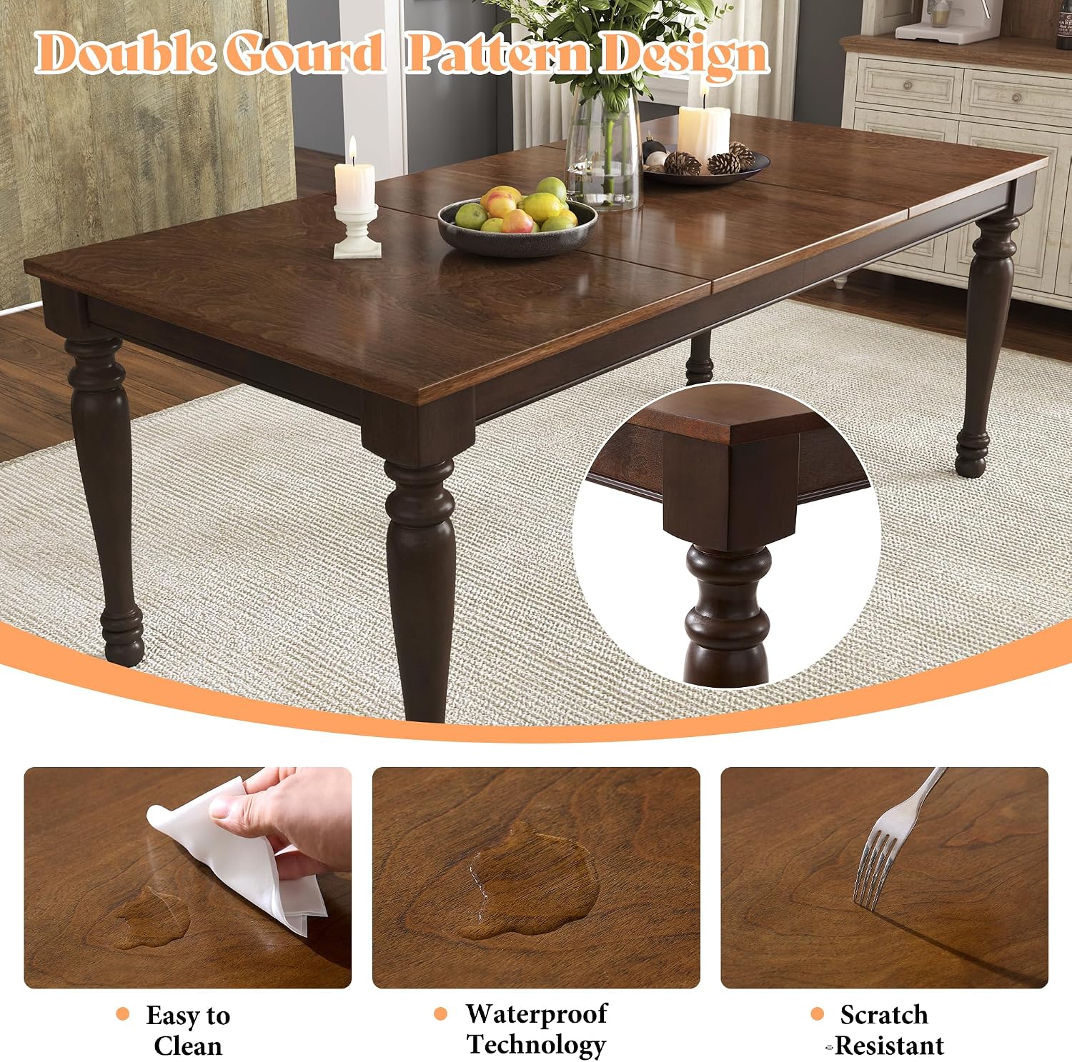 Brown 6-Piece Farmhouse Dining Set